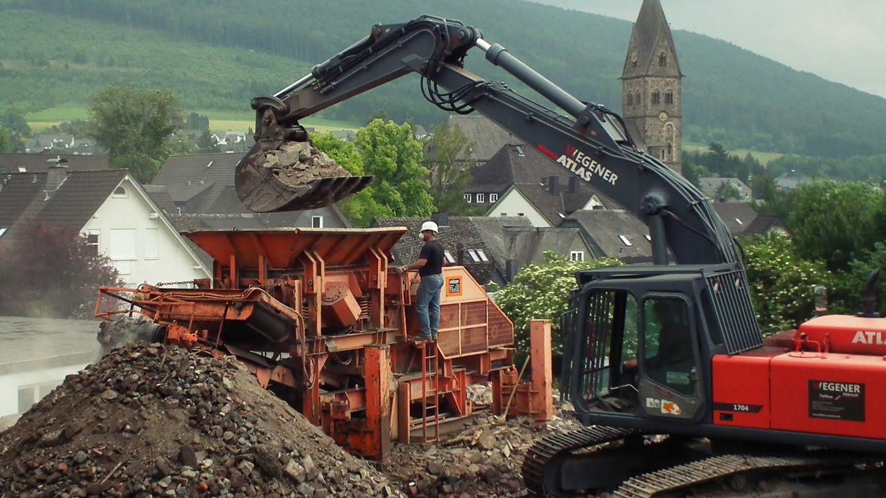 Bauschutt-Recycling - Wegener Tiefbau & Abbruch