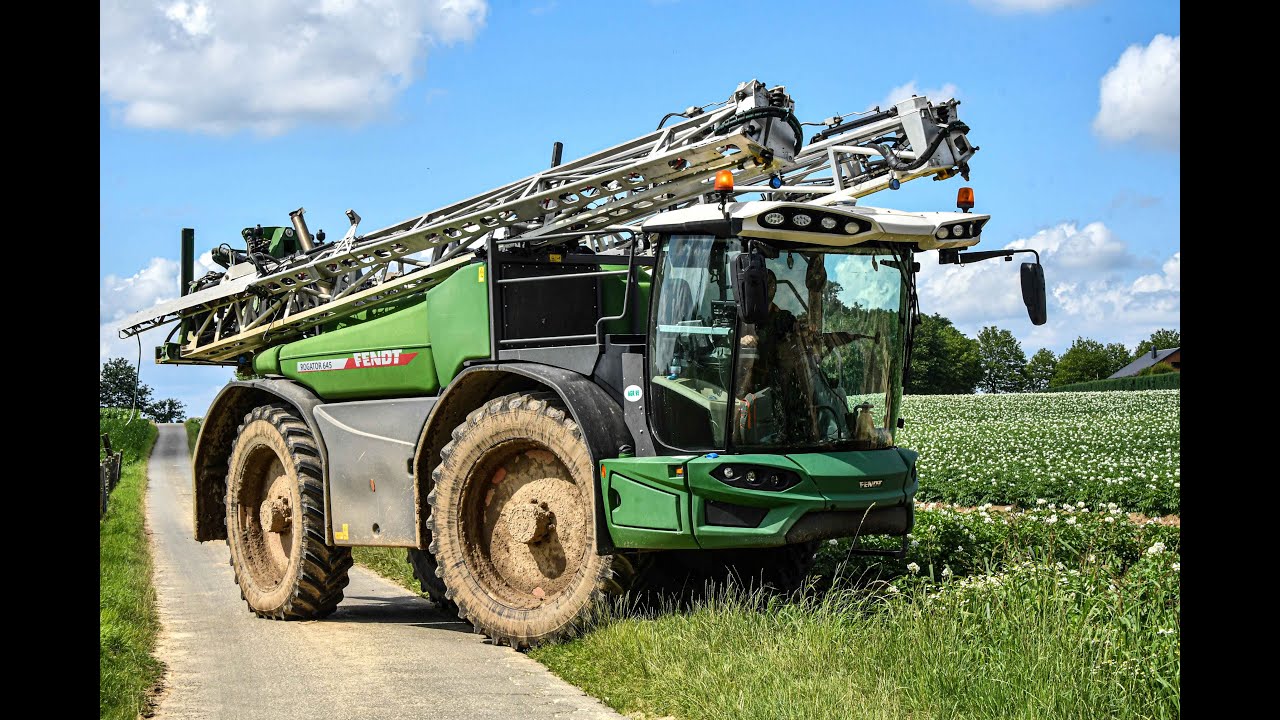 Fendt Rogator 645 au traitement des pommes de terre