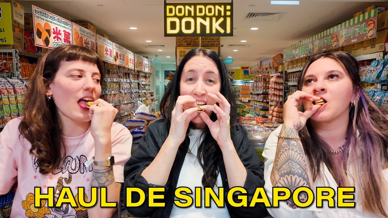 Haul de Singapore 🇸🇬 probamos cositas con Lau y Carme
