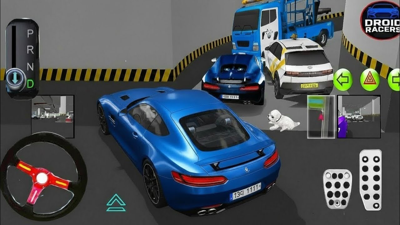 Blue Mercedes G63 Stuck in Parking Garage | 3D Driving Class Game | Car Gameplay 
