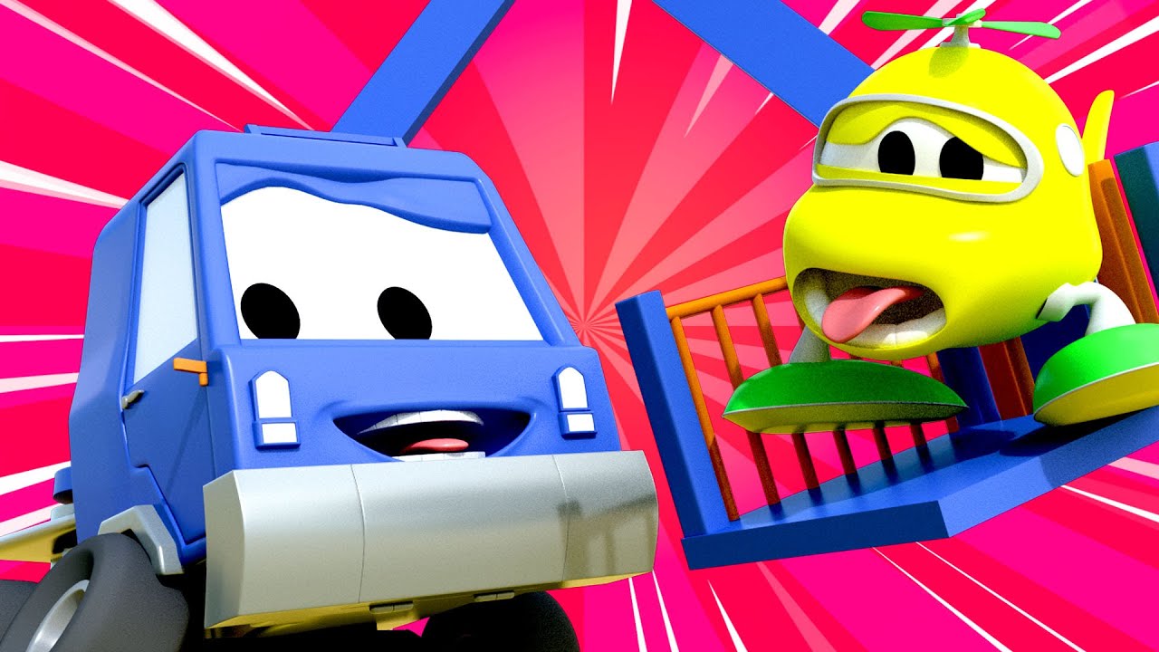 Troy The Train -  The big secret  - Car City ! Train Cartoon for children