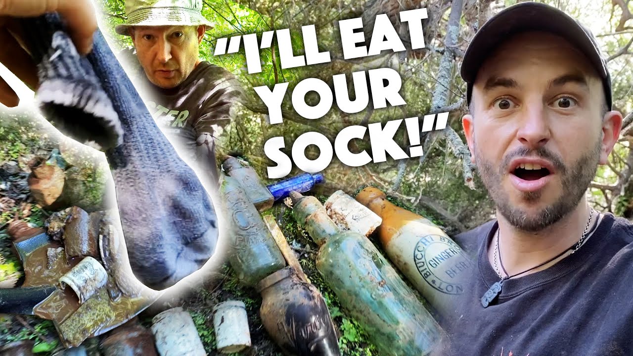 A BET goes wrong!! Digging a 100-year-old dump for treasures!