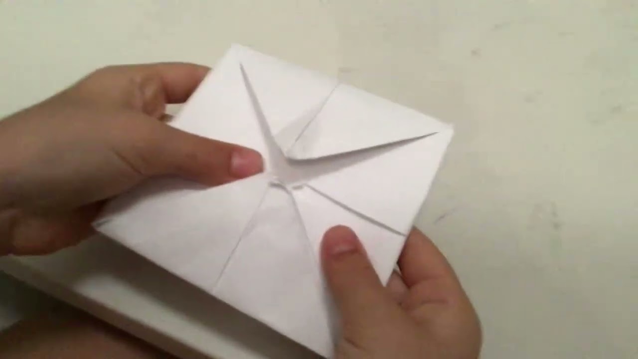 Easy origami face (future teller)