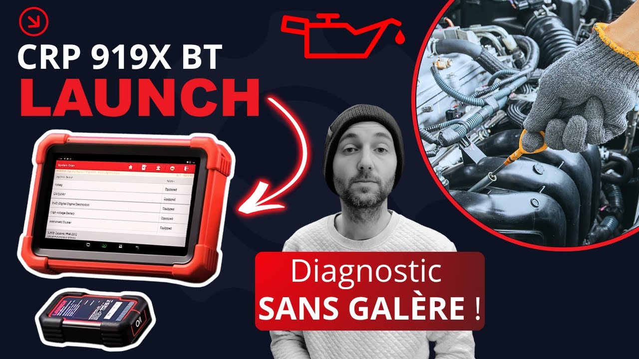🔴Launch CRP 919X BT : Quand le diag devient un vrai plaisir (ou presque) !