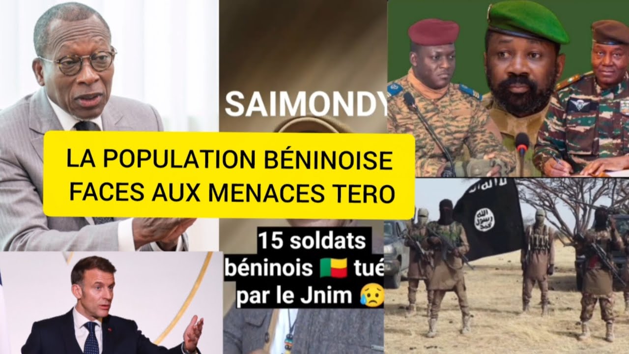BÉNIN LA POPULATION FACE AU MENACES TERO S'INTERROGE