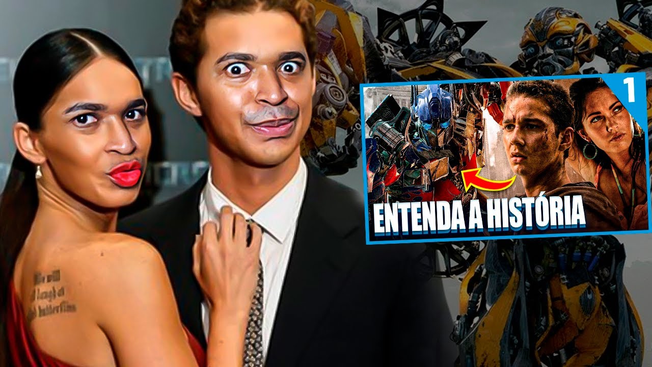 REACT | Saga Transformers | História dos Filmes, Explosões e Loucuragem | PT. 1 - Canal PeeWee