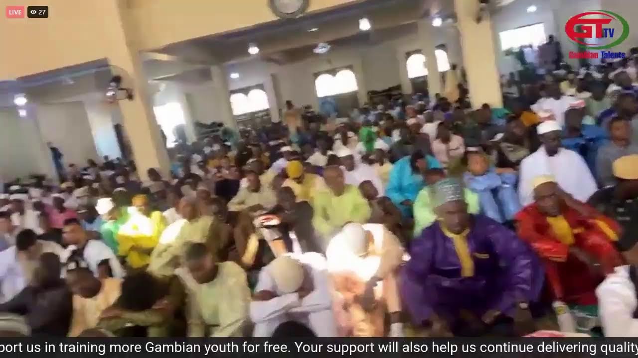 2026 KORITEH PRAYER AT KING FAHAD MOSQUE IN BANJUL
