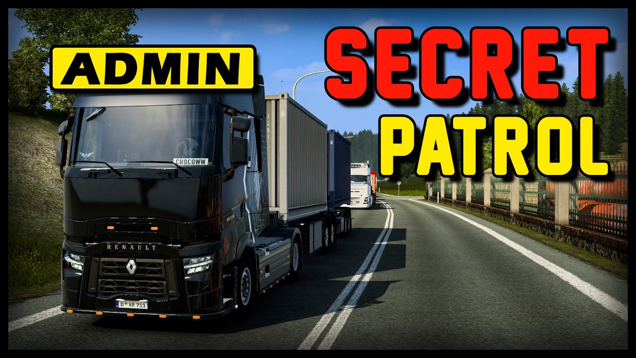 Calais-Duisburg as an ADMIN | TruckersMP Game Moderator Patrol