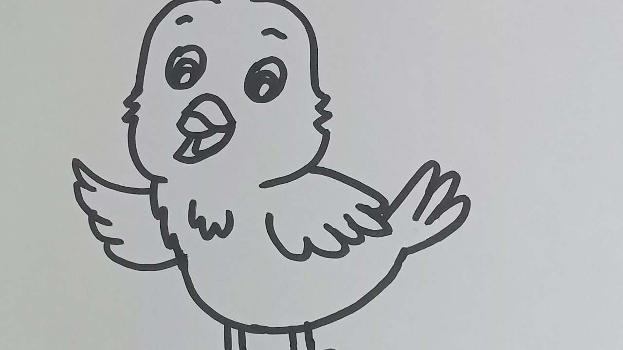 Bird 🐦 drawing for kids 😍#like#share#subscribe