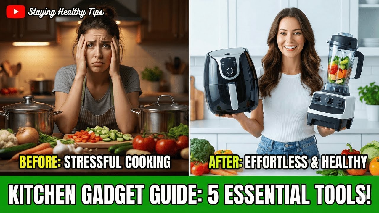 5 Kitchen Gadgets That Make Healthy Cooking EFFORTLESS! 🥗