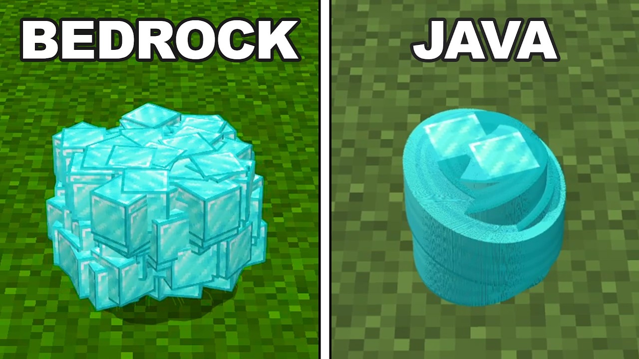 75 Rzeczy w Minecraft Java vs Bedrock