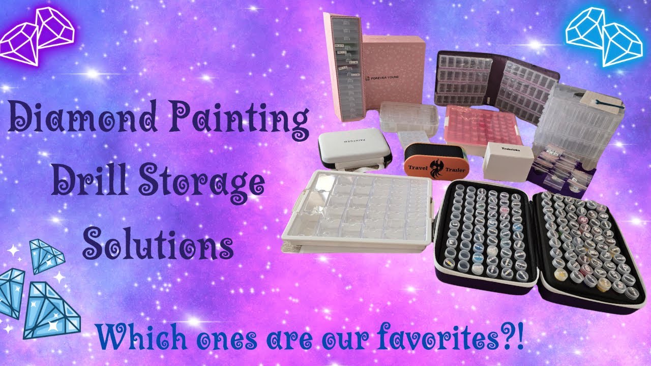 Diamond Painting Drill Storage Solutions: Comparing Over 10 Different Options!!