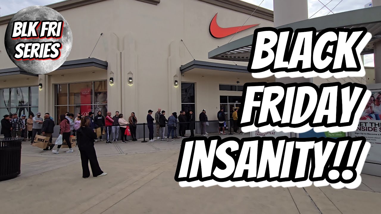 Nike Outlet Black Friday Was Crazy!!