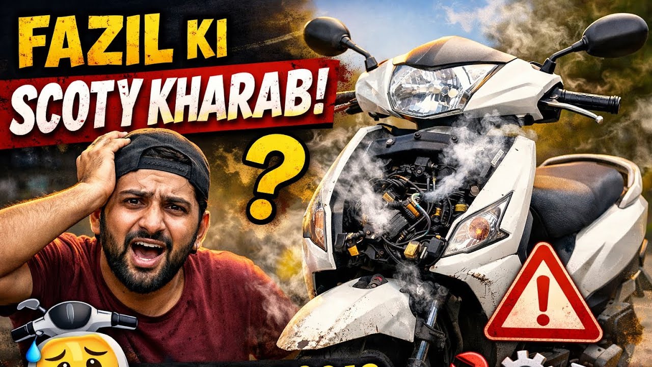 Fazil Ki Scoty Kharab 😭 Road Pe Full Drama | Must Watch 