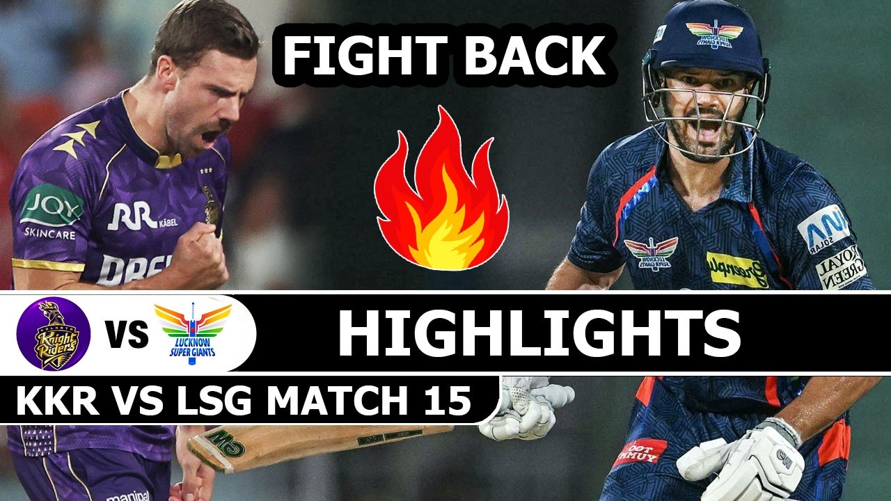 Kolkata Knight Riders Vs Lucknow Super Giants Match 15 Highlights IPL 2026 | KKR VS LSG