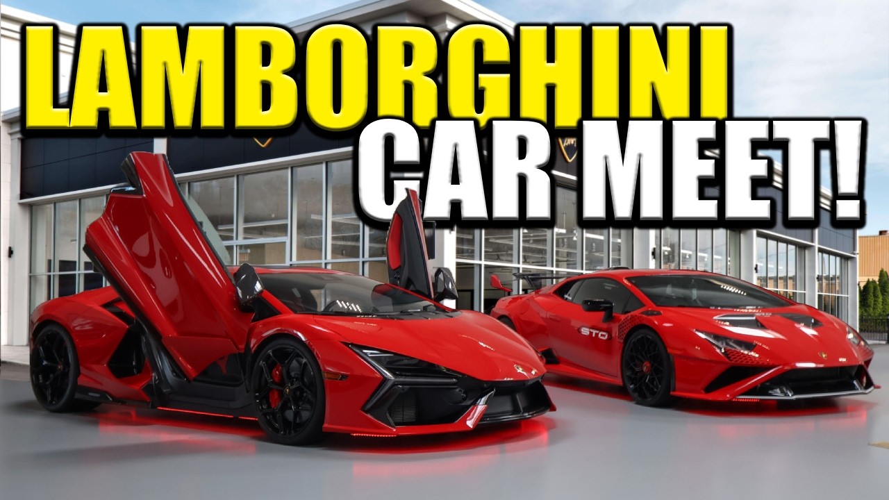 INSANE Lamborghini Car Meet! *Revuelto, Aventador, & More!*