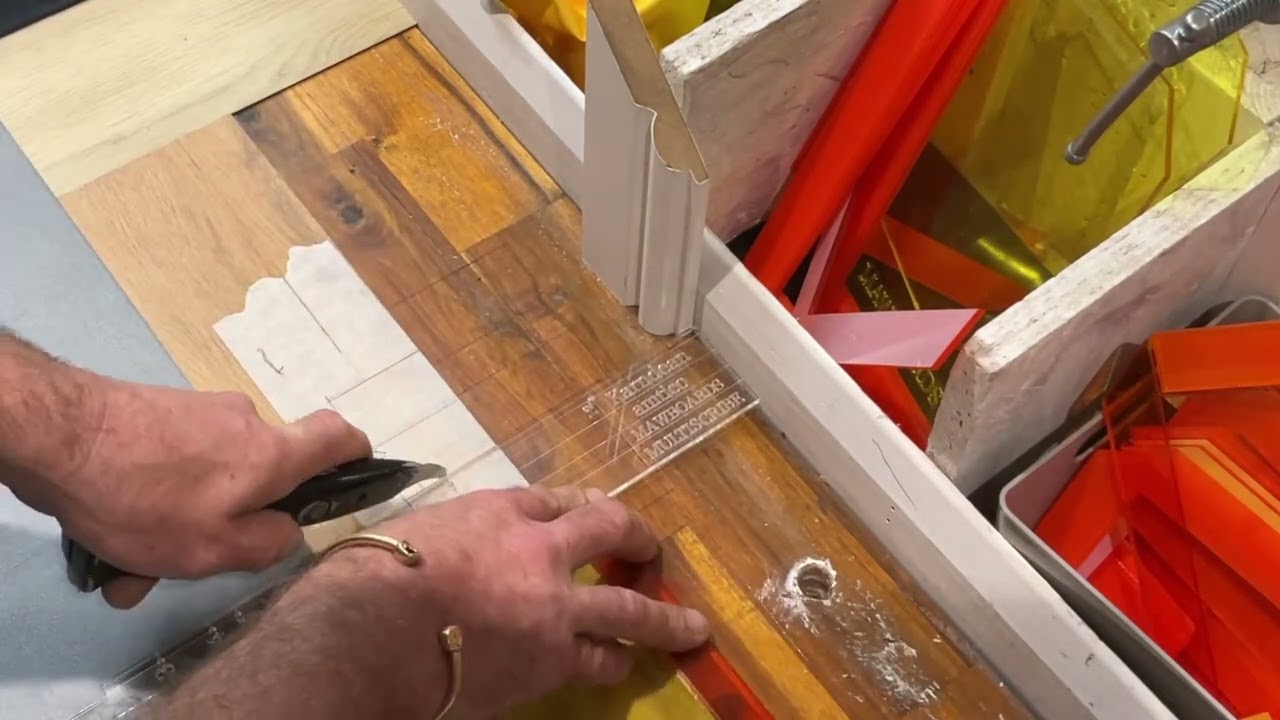 How to scribe architraves #karndean #amtico