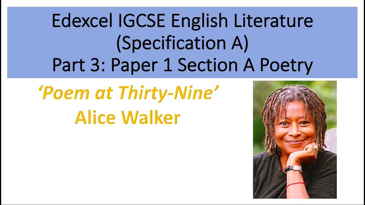 Analysis of ‘Poem at Thirty-Nine’ by Alice Walker