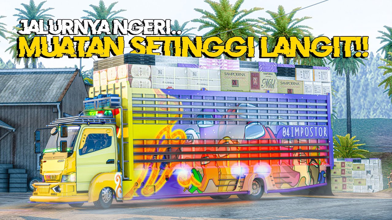 Canter Euro 4 TERPANJANG Sulawesi MUATAN TINGGI !! GoNdes#67