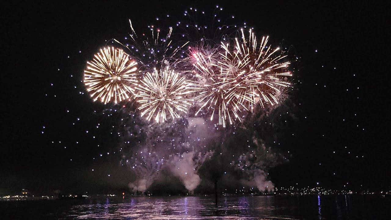 Konstanzer Seenachtfest 2023 - Feuerwerk deutsche Seite - volle Länge