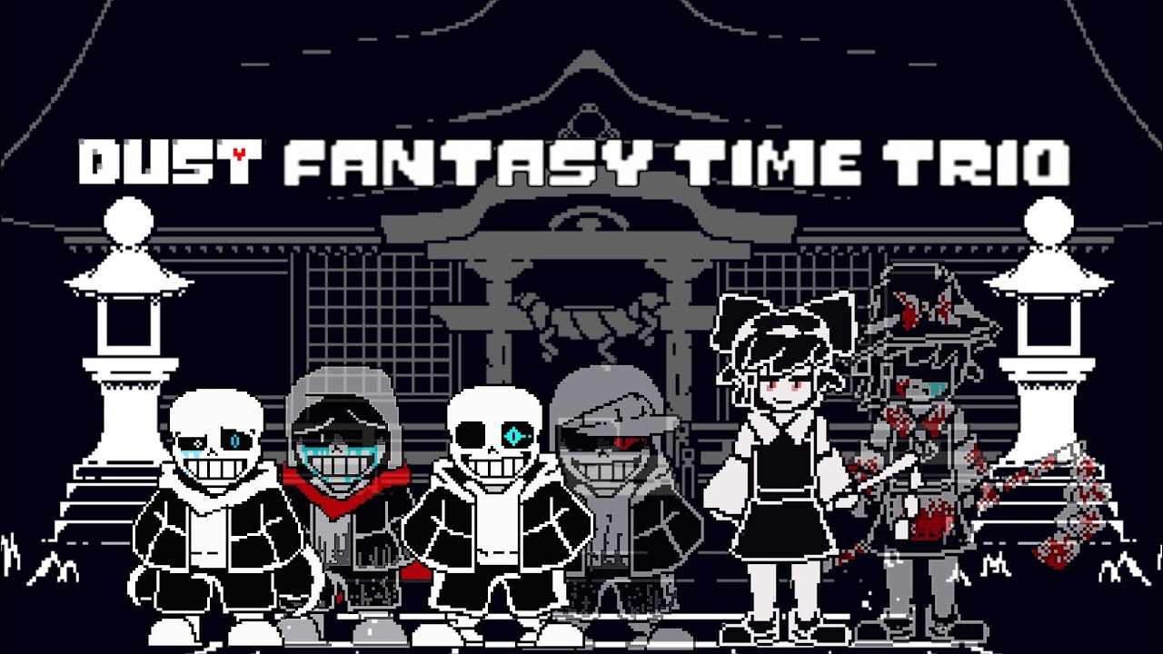 #undertale #undertaleau dust fantasy time trio phase1  oblivious termination