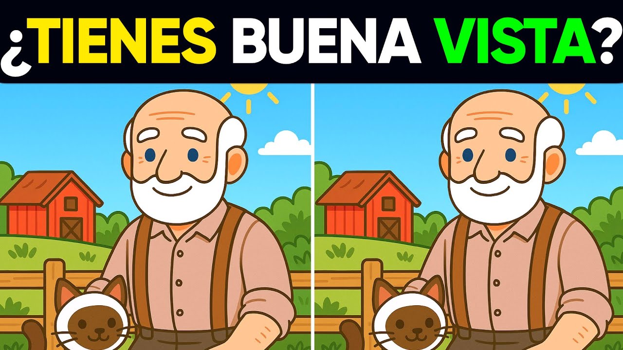 ¿Eres un Genio en la Observación? 👴🏻🐈‍⬛🍋  SPOT THE DIFFERENCES  🧠❄️ SUPER QUIZ