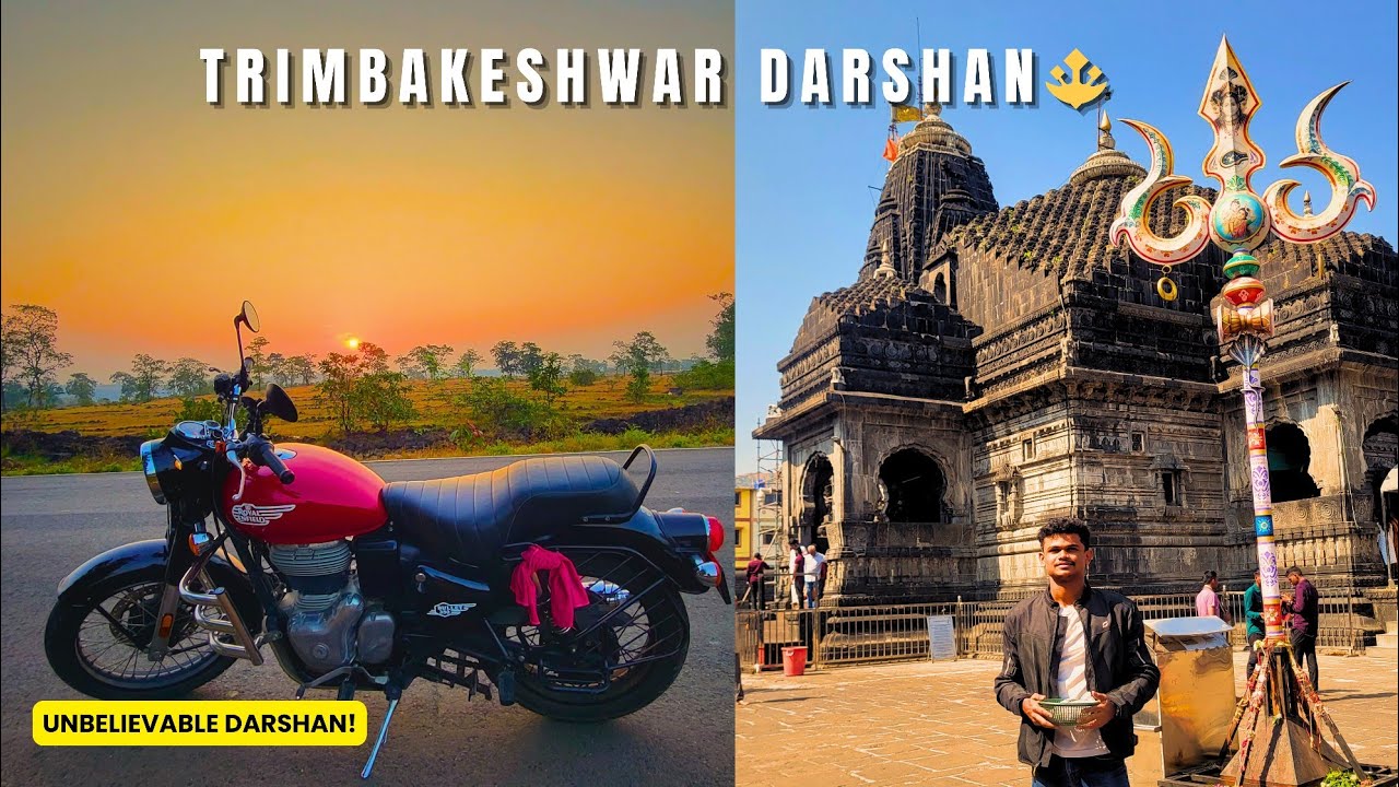 Trimbakeshwar Jyotirlinga Ride — A Spiritual Journey on My Bullet 350 🚩 #trimbakeshwar #jyotirlinga 