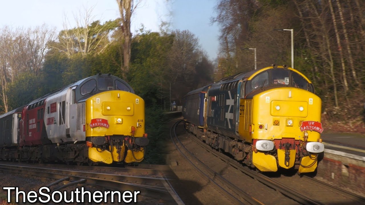 37418 & 37407 power 'The Simply Awkward Week Adventure' 30/12/2025