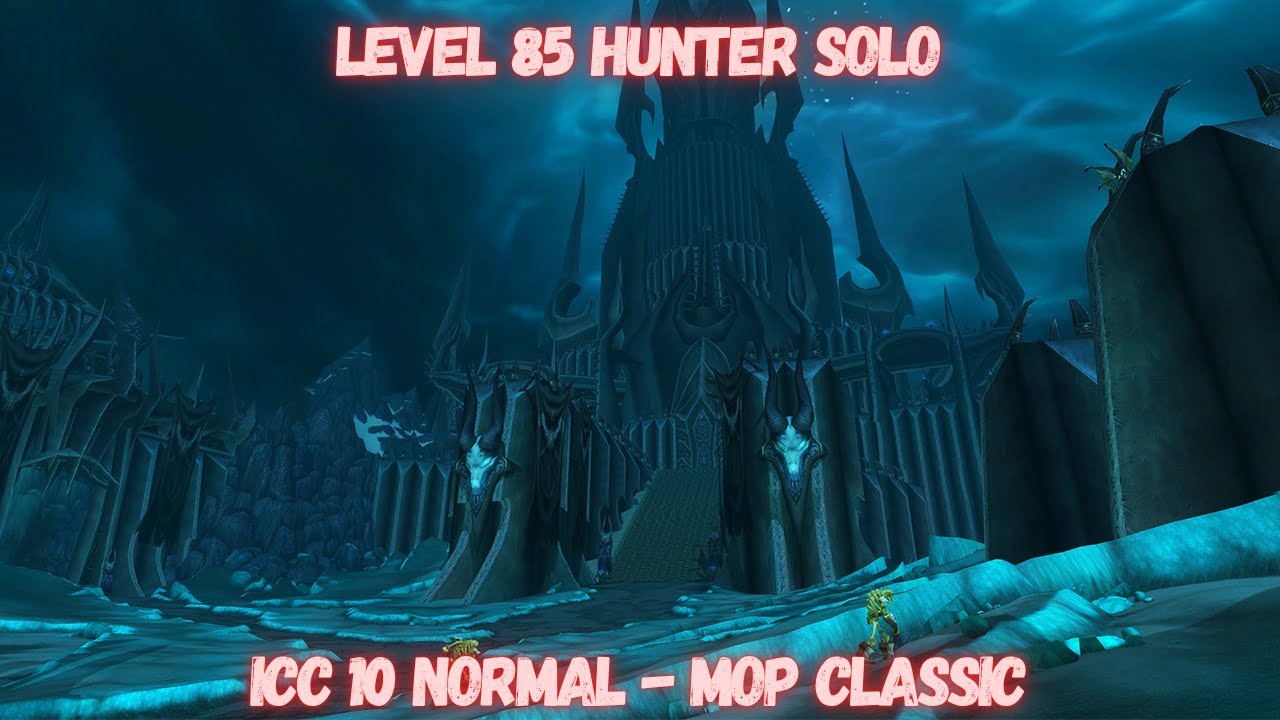 Level 85 Hunter Solo Icecrown Citadel (10-Normal) (11/12) - MoP Classic