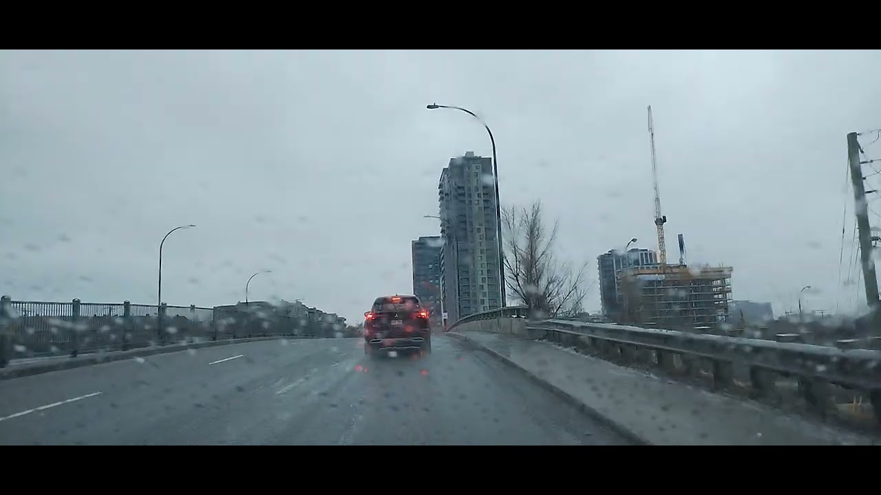 Drive on Wednesday afternoon during freezing rain, 3/11/2026.