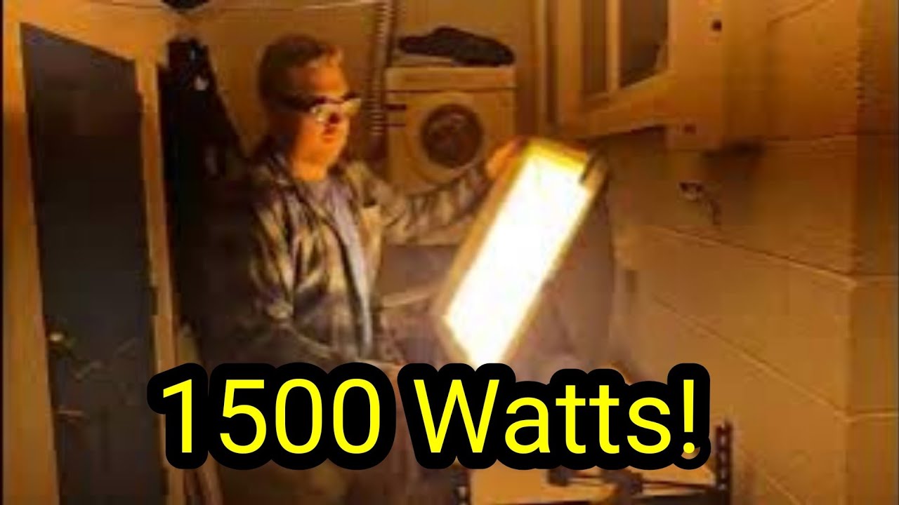 Testing the biggest sodium light I could find. 