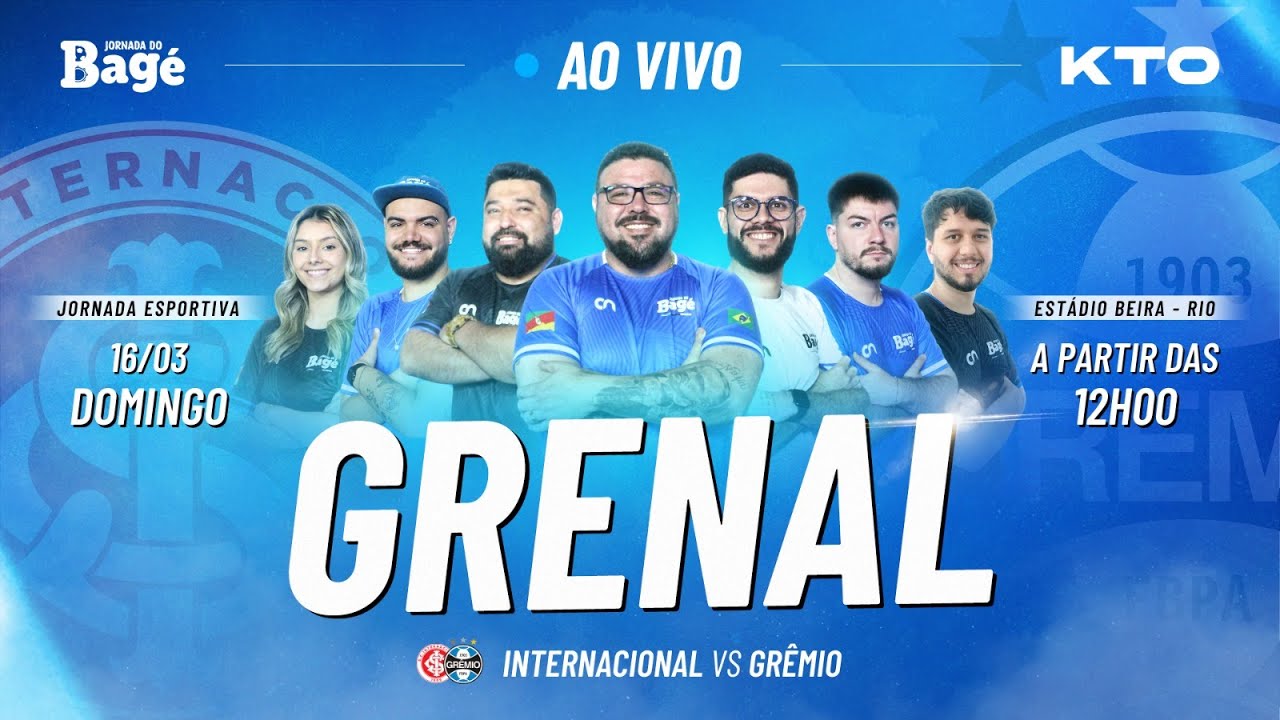 AO VIVO-JORNADA DO BAGÉ-FINAL DO GAUCHÃO [DIRETO DO BEIRA RIO]