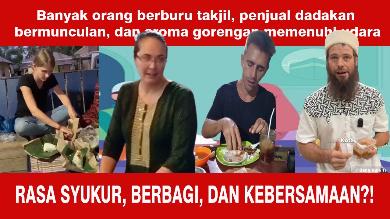 Bule Berbuka Puasa Dengan Keluarga Lokal Di Kamoung?!
