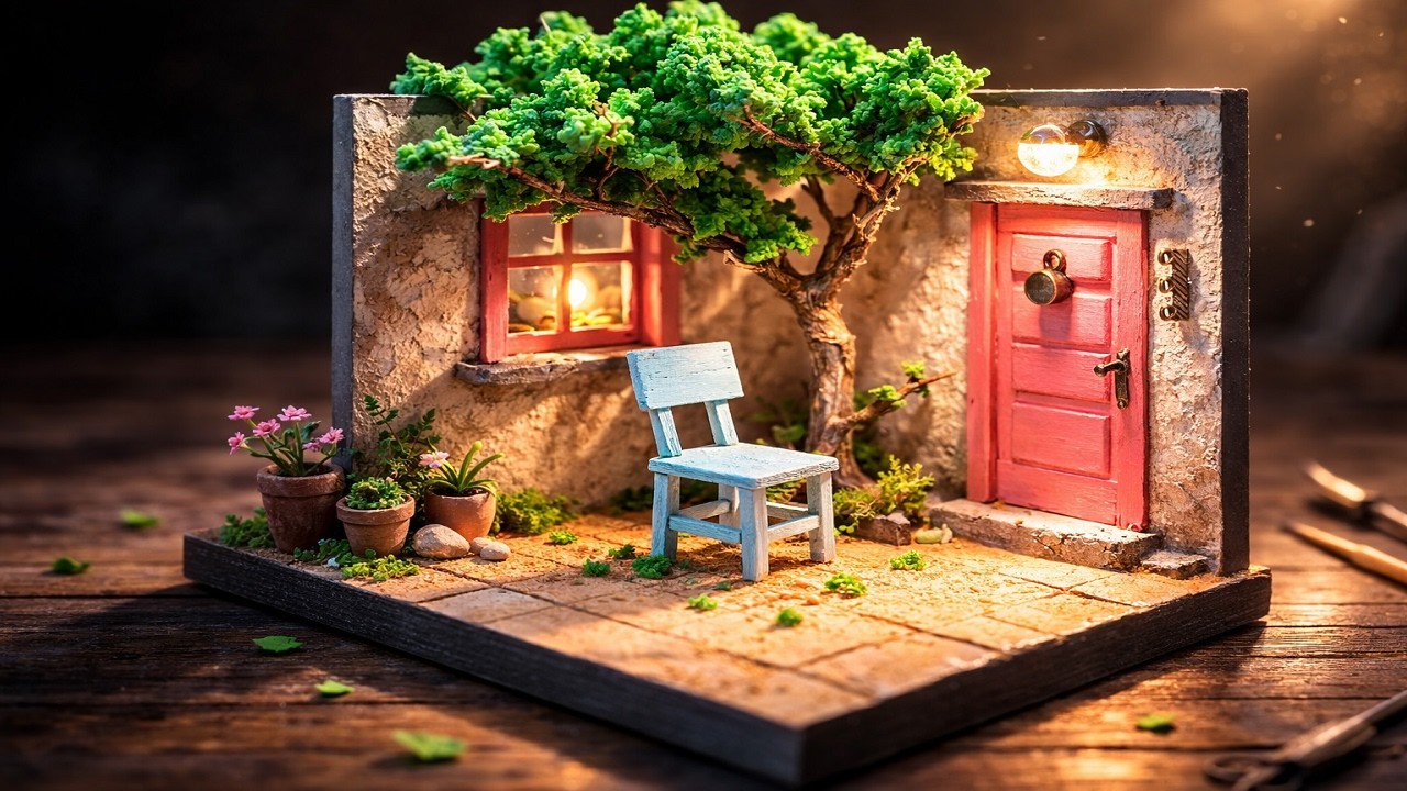WARNING: This Miniature House Diorama is Addictive 😳🏡