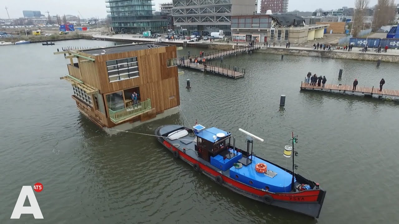 Wonen in de drijvende wijk Schoonschip: ''Het water geeft een gevoel van vrijheid''
