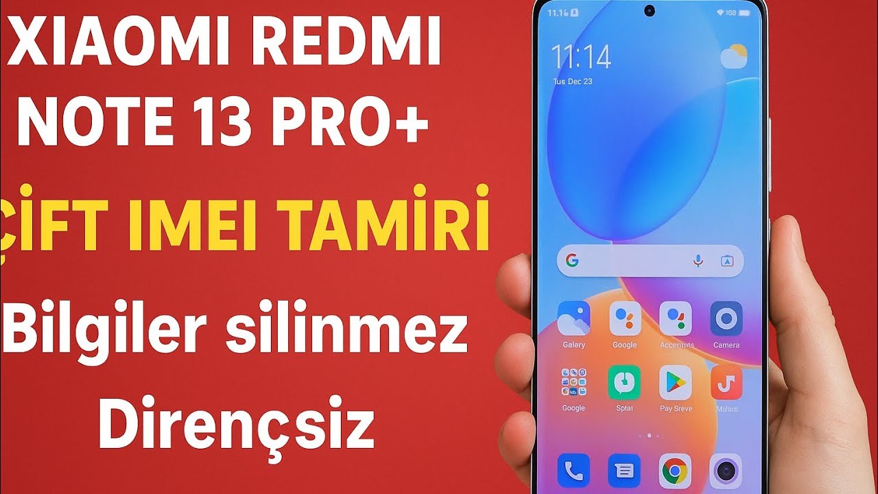 Xiaomi redmi note 13 pro plus(zircon)çift IMEI tamiri dirençsiz bilgiler silinmeden bl lock