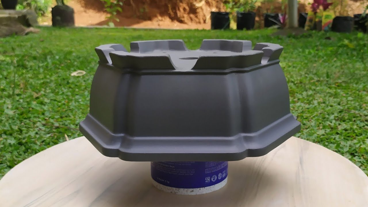 Cara Membuat Pot Bonsai, Pot Bunga, Menggunkan Cetakan