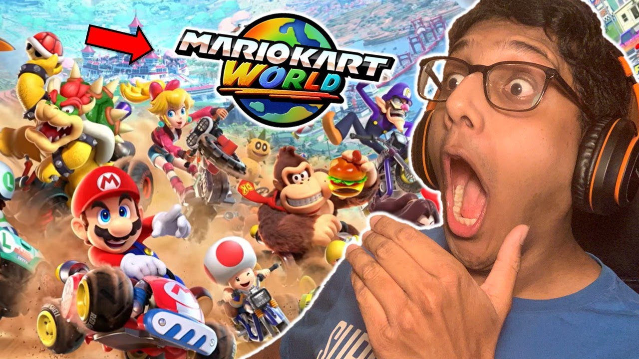 MARIO KART WORLD REACTION!! *THIS IS INSANE!*