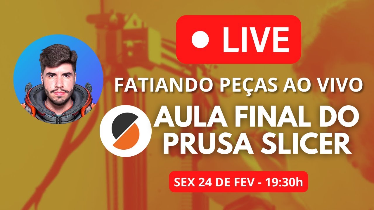 Fatiando peças ao vivo com Prusa Slicer