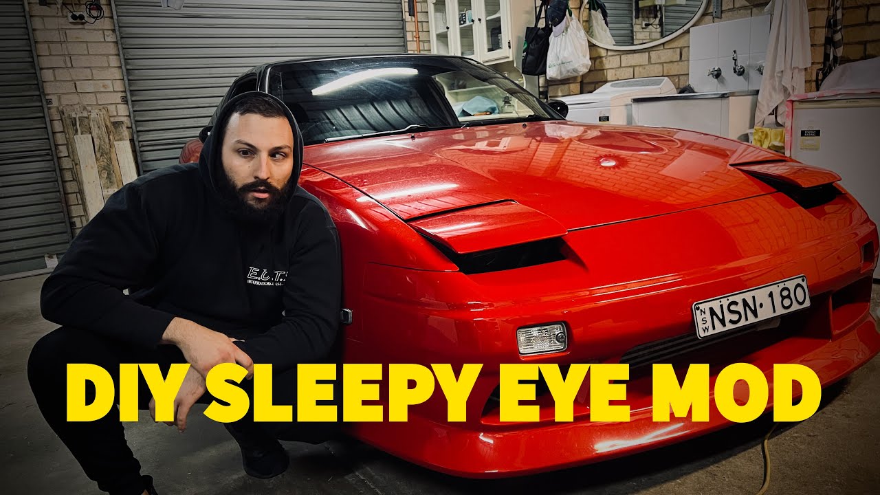 DIY SLEEPY EYE MOD YOU DIDNT KNOW ABOUT | Richards 180sx Type X