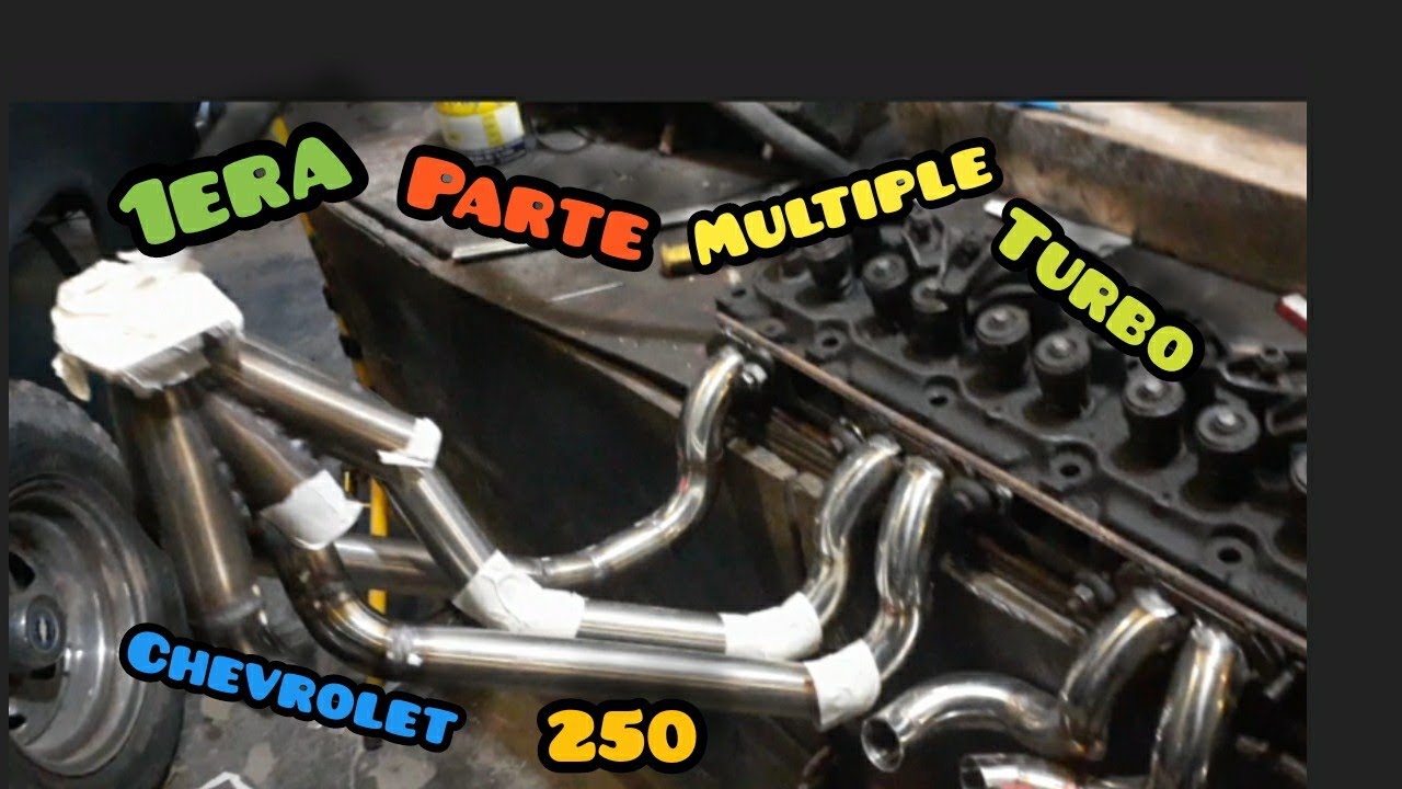 Múltiple de escape Chevrolet 250 turbo 