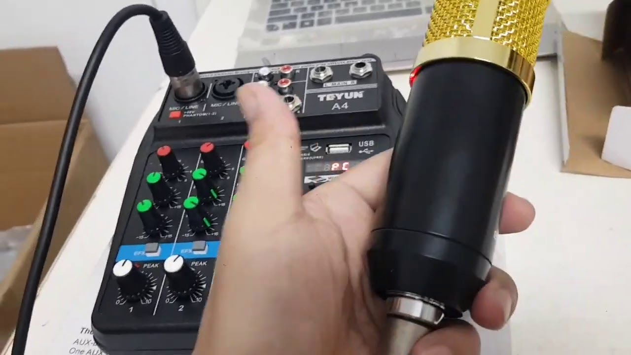 how to make Videoke by mixer and amplifier
