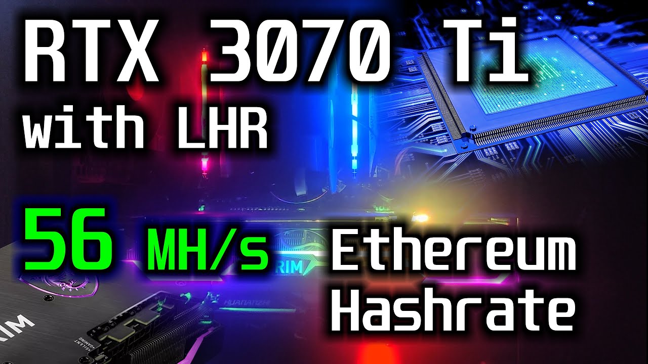RTX 3070 Ti (with LHR) / Ethereum Hashrate