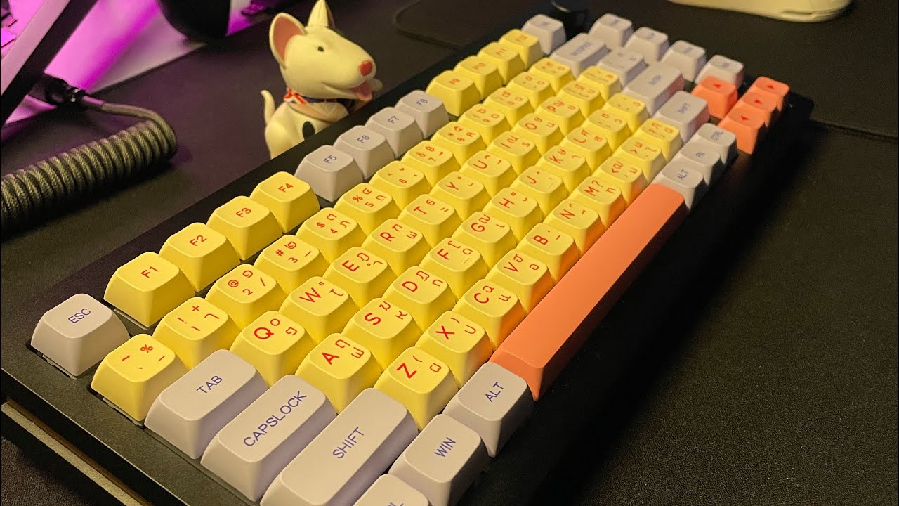 Akko Monsgeek m1 [ cs piano linear switch] #customkeyboards #akko