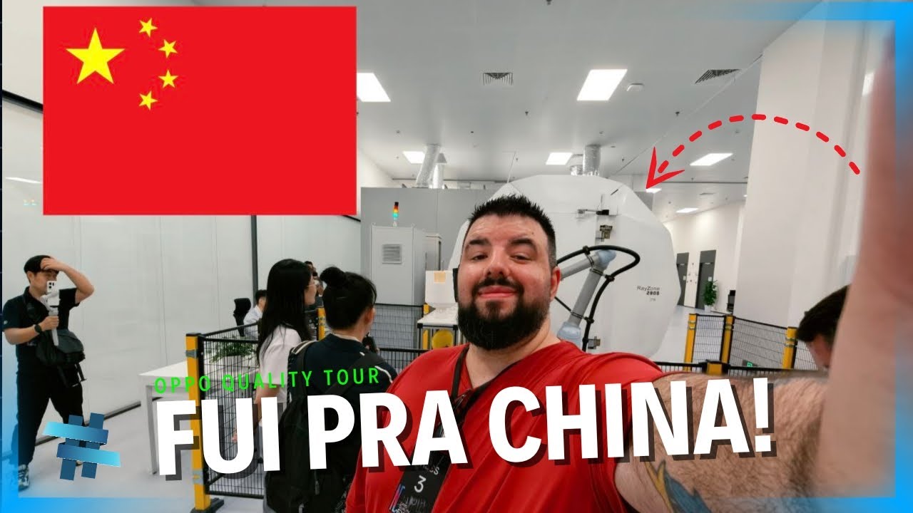 FUI PRA CHINA e visitei A OPPO! Todos os segredos de BINHAI BAY!