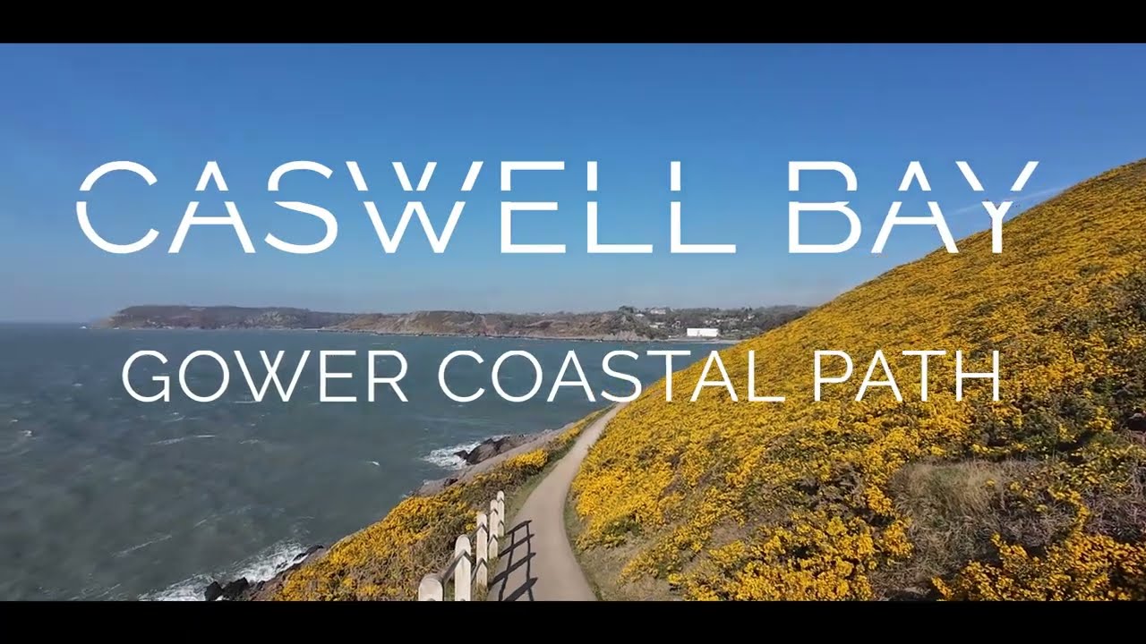 Gower coastal walk into Caswell bay | walking tour | GOWER | Wales