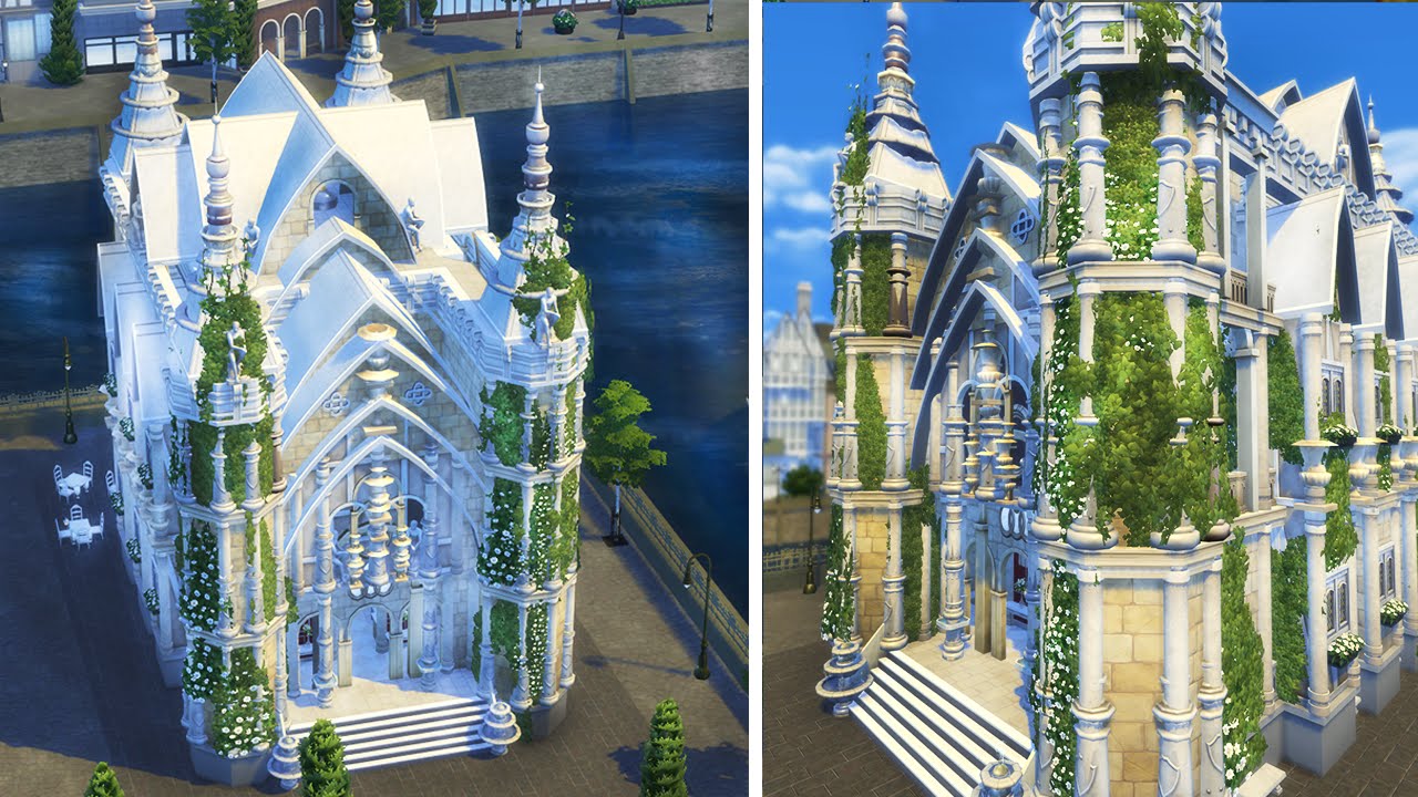 White Cathedral ~ The Sims 4 Build