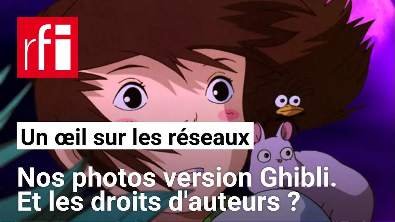 Vos photos version Ghibli : une tendance populaire mais polémique • RFI
