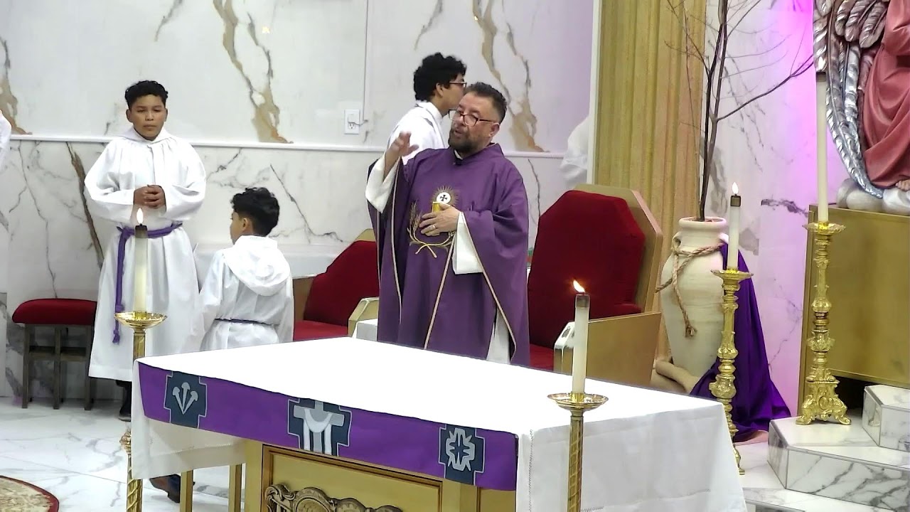 Santa Misa.-  7:00 p.m, Viernes, 20 de febrero del 2026