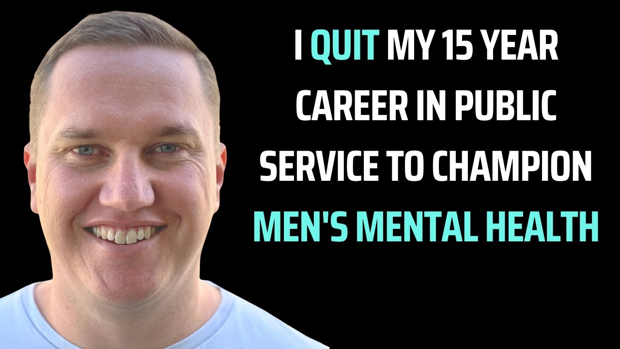 Simon Rinne: How I quit my 15 year career in public service to champion men's mental health